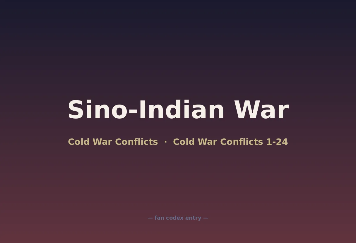 Sino-Indian War