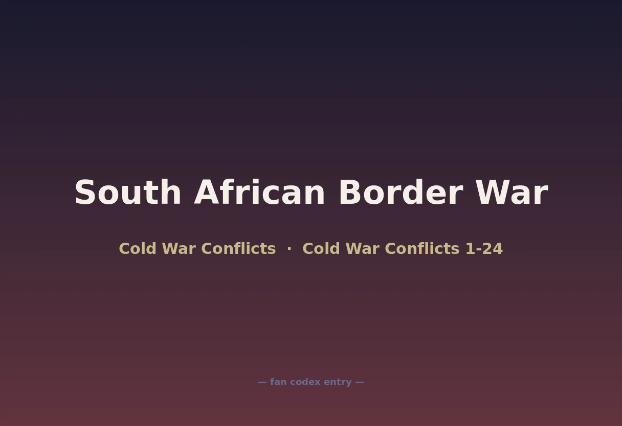 South African Border War